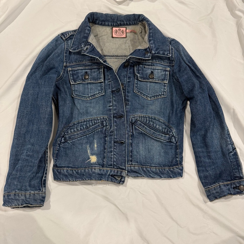 Juicy Couture Vintage Classic Blue Jean Jacket
